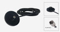 Black Magnetic NMO Mount with 12 ft. RG-58A/U Cable and UHF Male Connector R8182