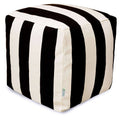 Black Vertical Stripe Small Cube B60930