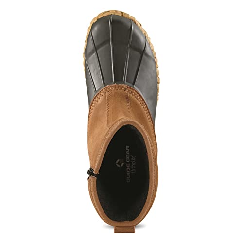 Men’s Side Zip Insulated Leather Duck Boots, 400 Gram C2786
