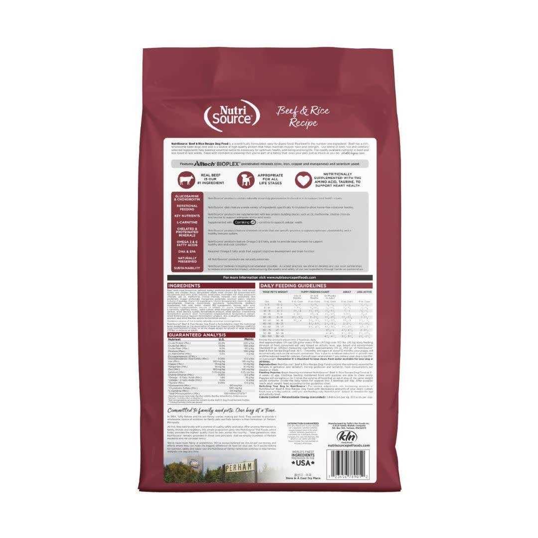 Beef Rice Dry Dog Food J622604