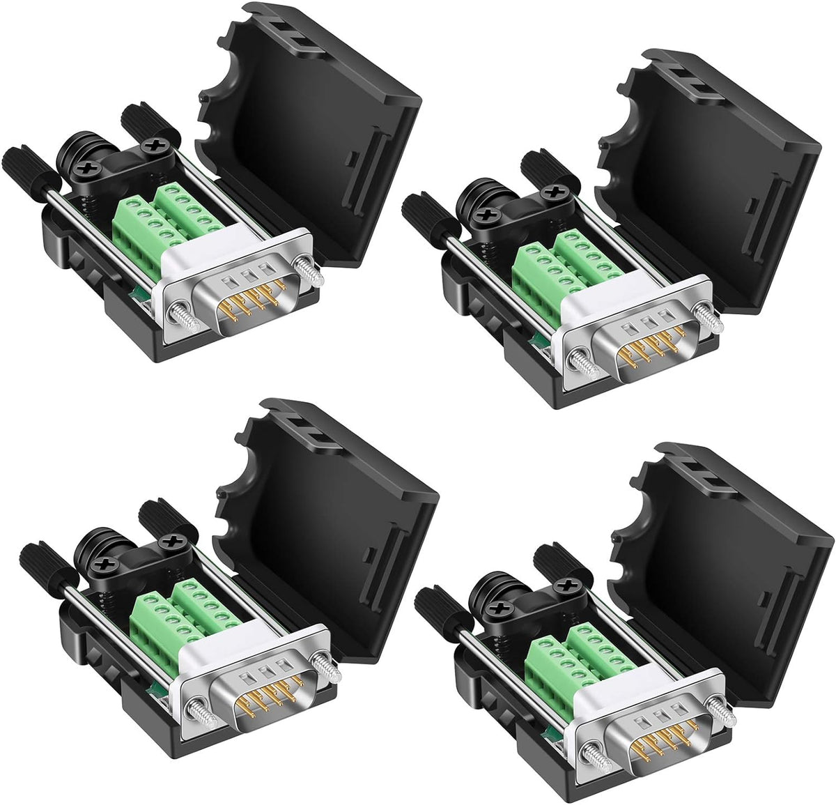 DB9 Solderless Connector 5 Male 5 Female D27523