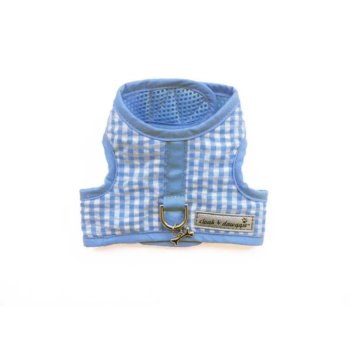 Gingham Dog Harness Vest H34083