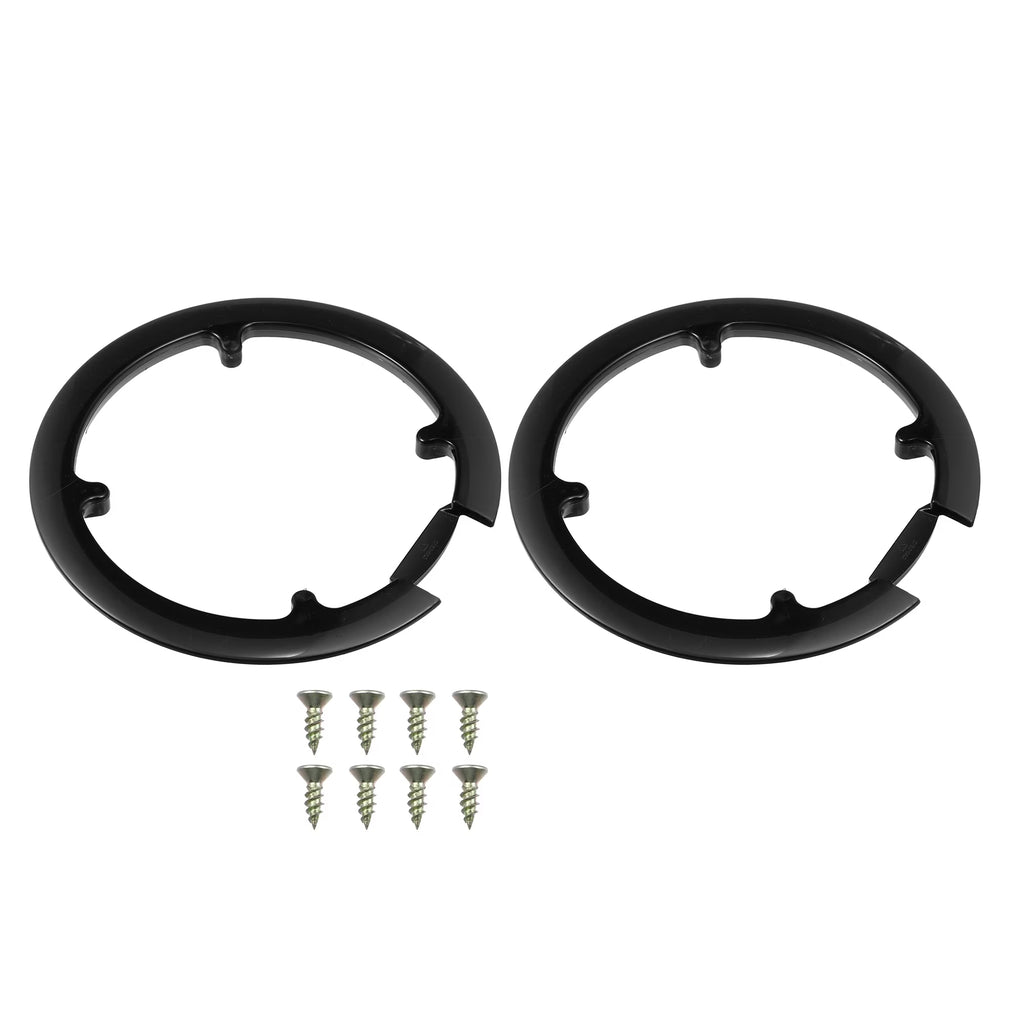 Black 4 Holes Bicycle Crankset Chain Wheel Cover Protector N324414