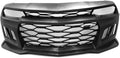 Black PP Front Bumper with Grille for 2014-2015 Chevy Camaro B44400
