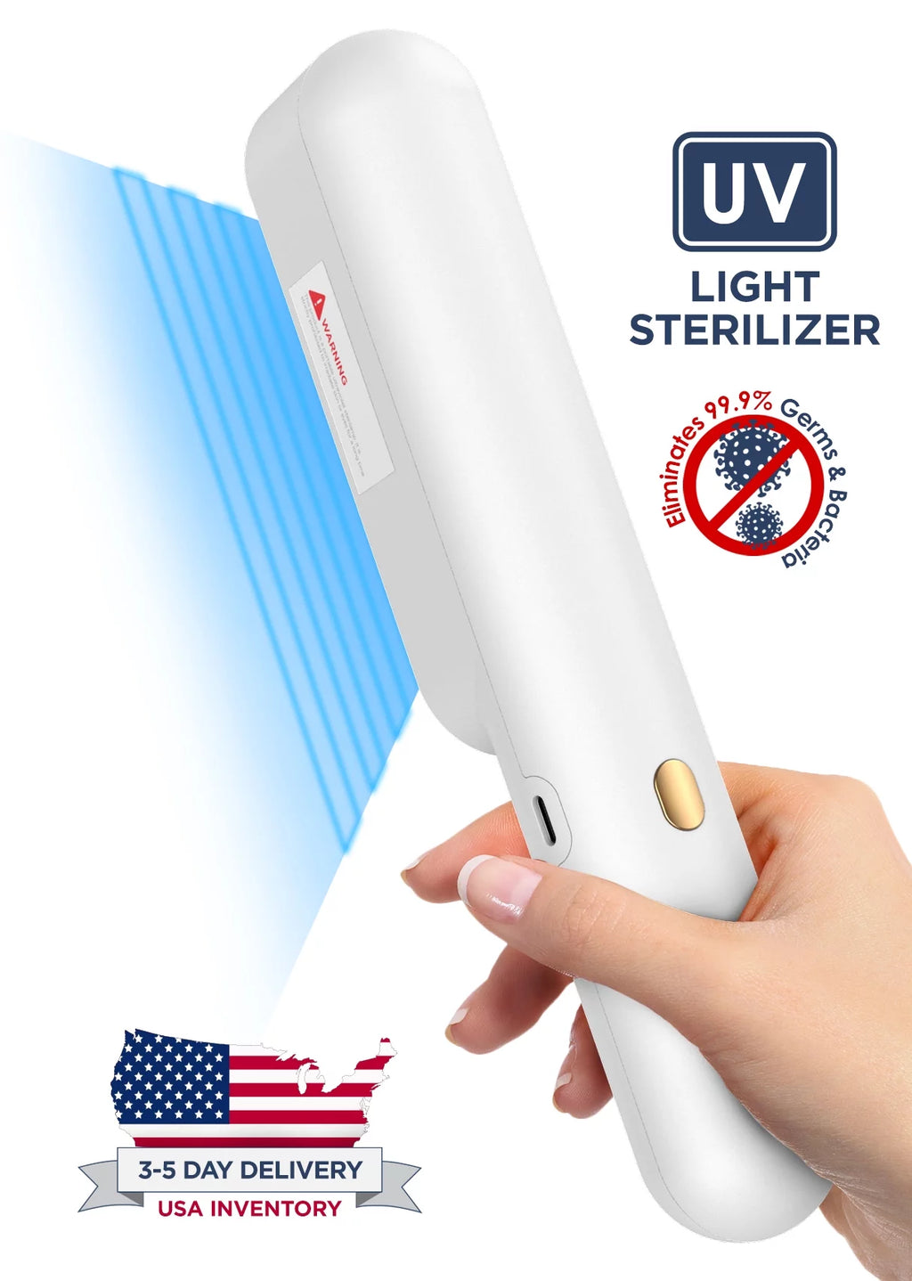 Portable UV-C Light Sanitizer Wand R874380