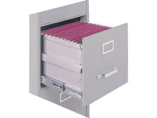 2-Drawer Vertical File Cabinet, Putty N6200