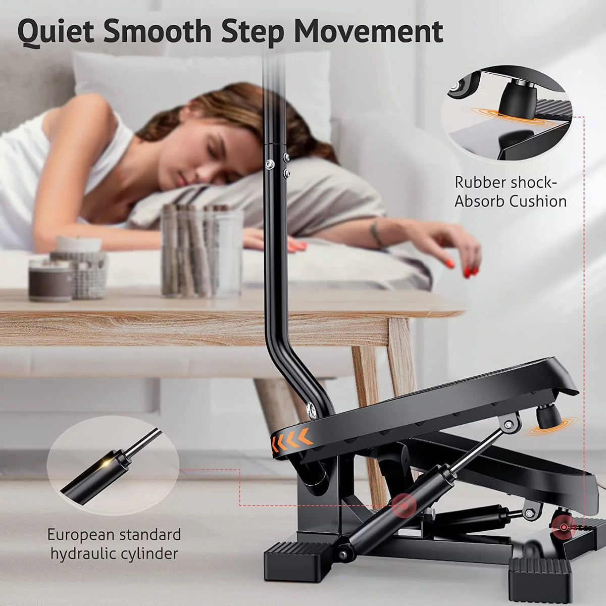 Portable Stair Stepper with Resistance Band E2538