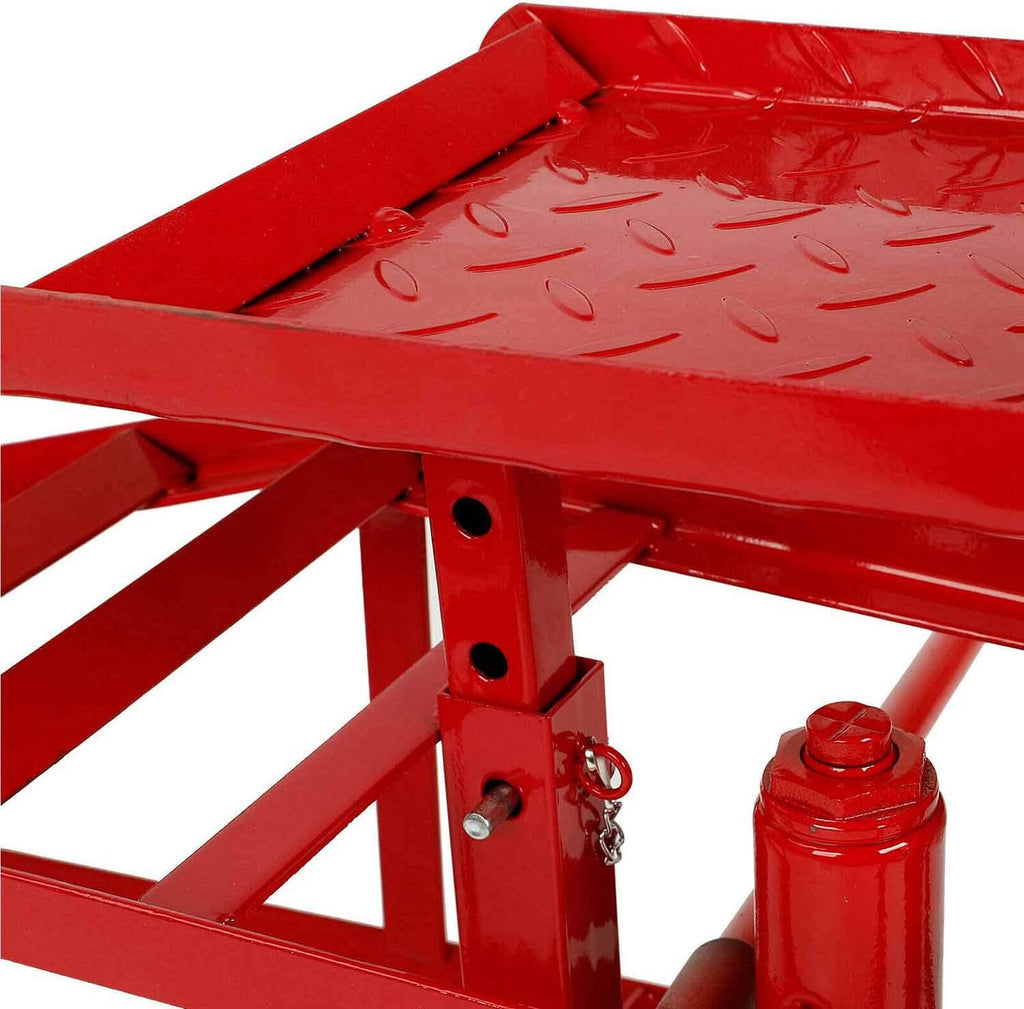 Red Hydraulic Car Lift Ramps K114