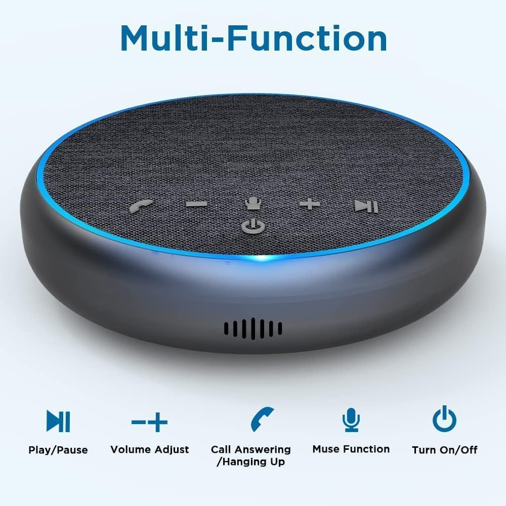 Bluetooth Conference Speakerphone with Multi Microphone Noise Cancellation G37385