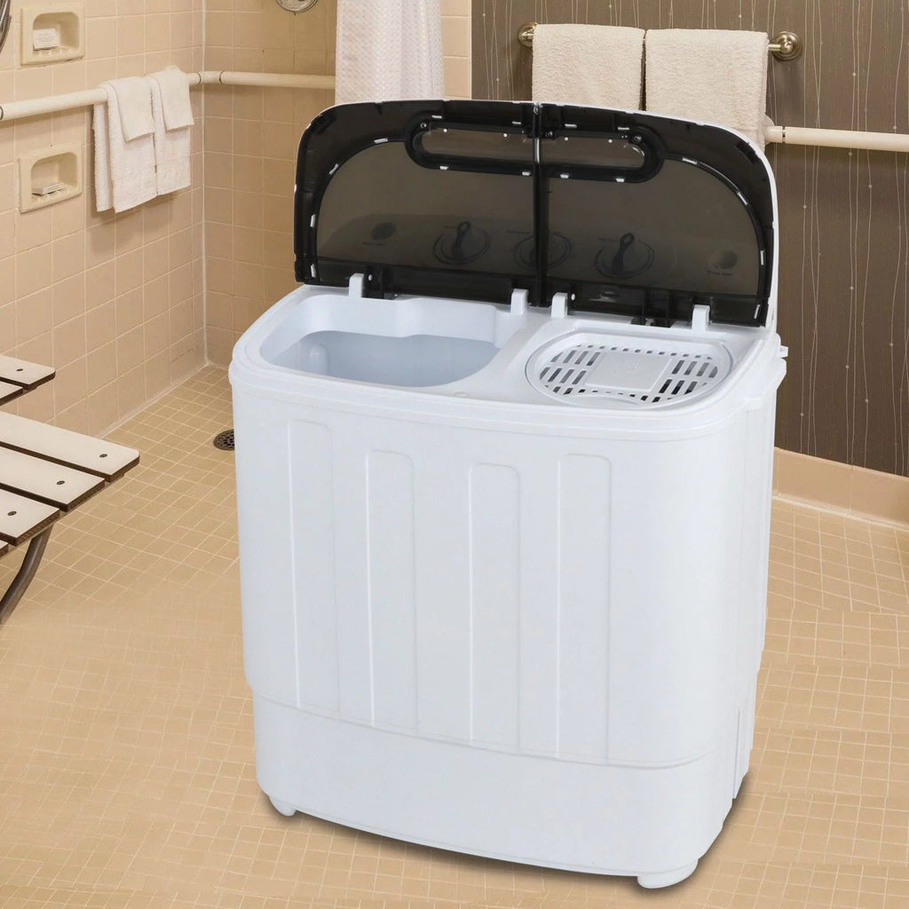 Portable Compact Twin Tub Washing Machine 13lbs Capacity X121860