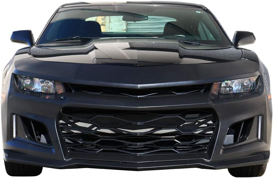 Black PP Front Bumper with Grille for 2014-2015 Chevy Camaro B44400