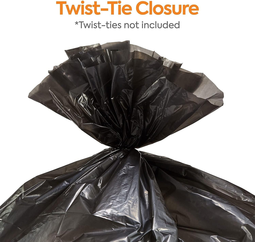 500 CT 7-10 Gal Black Trash Bags C3823