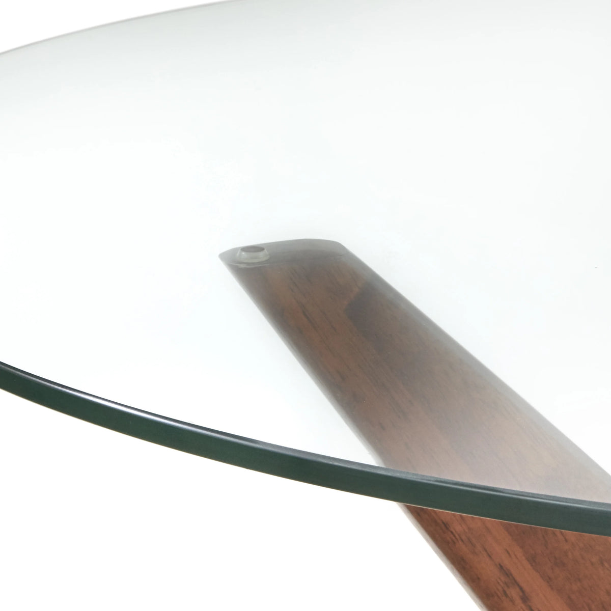 Round Dining Table with Tempered Glass Top A36408