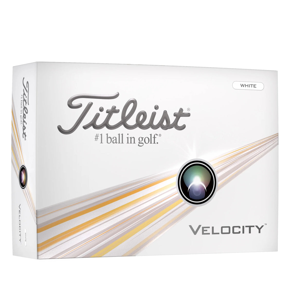 2022 Velocity Golf Balls, 12 Pack, White Z102559