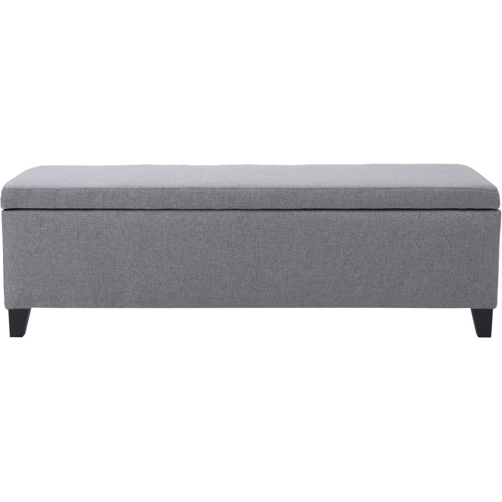Gray Storage Ottoman H71154