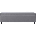 Gray Storage Ottoman H71154