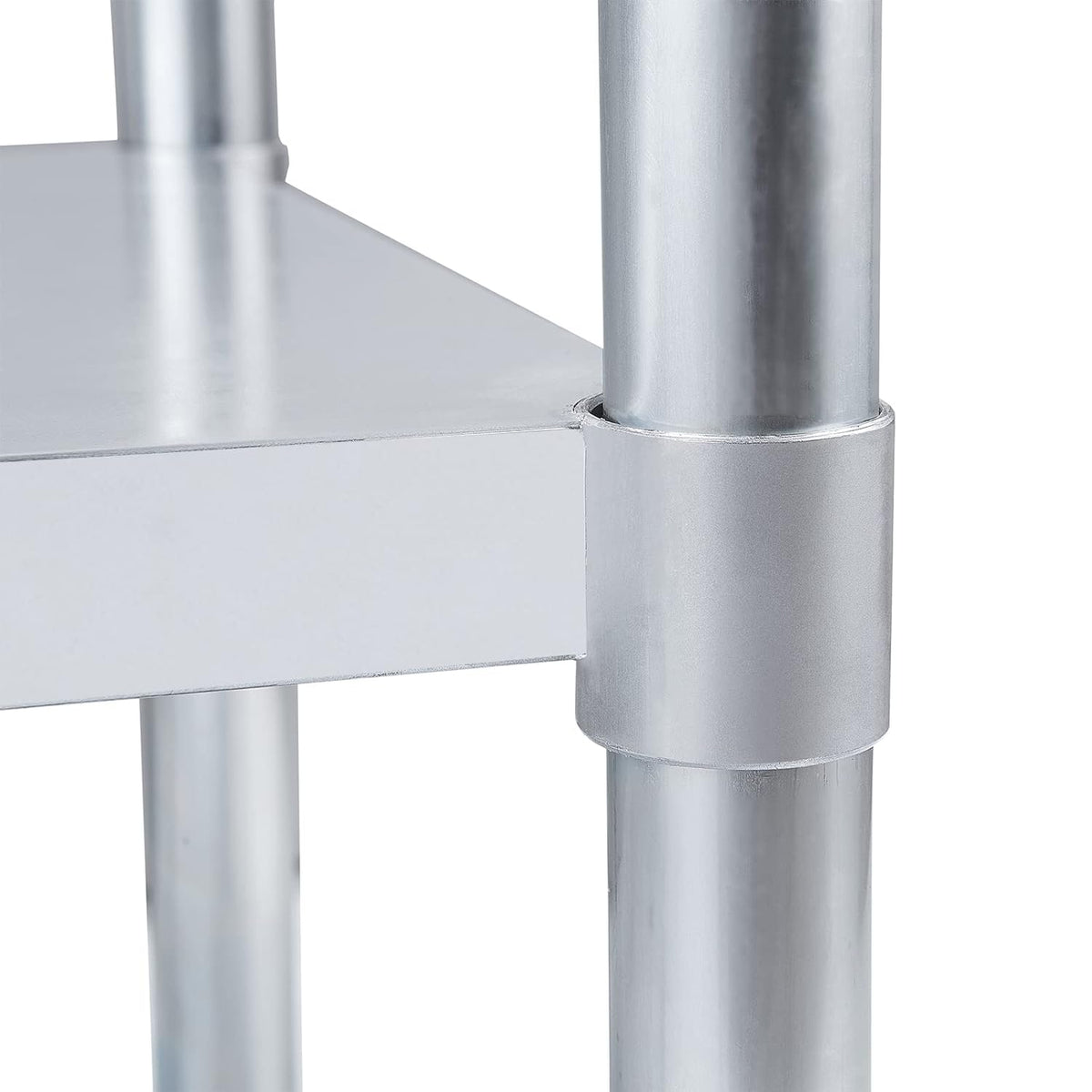 Stainless Steel Table 24 x 60 Inches with Caster Wheels and Undershelf N1451