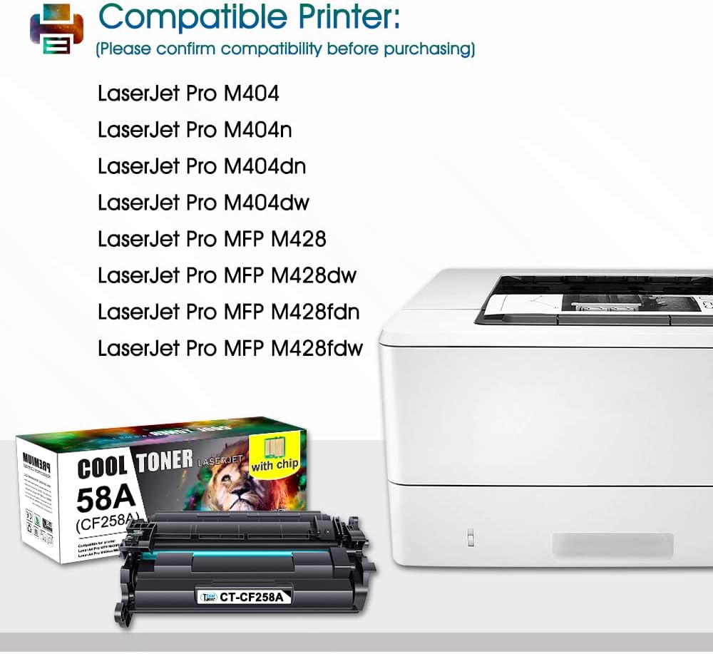 Compatible Toner Cartridge with Chip Replacement 2-Pack Black P320584