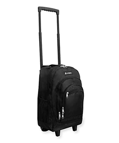 Wheeled Backpack with Pattern, One Size N742