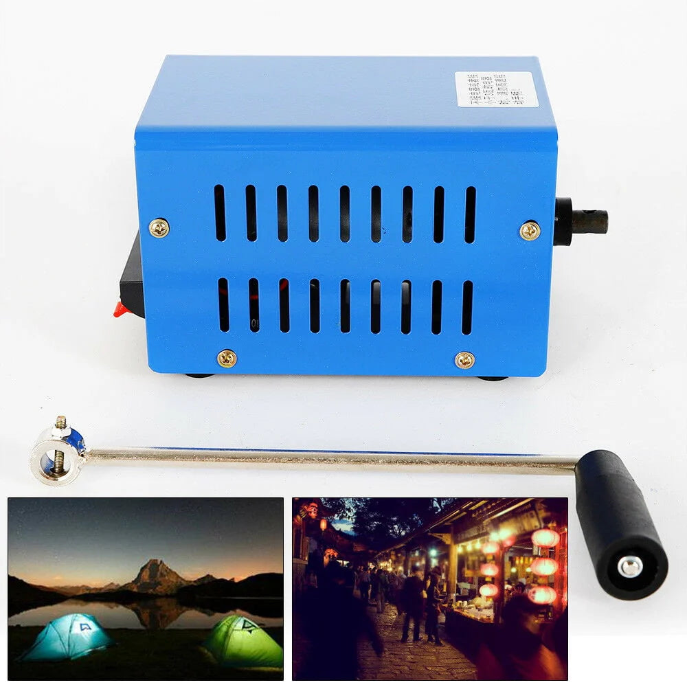 Manual Hand Crank Generator 20W USB Charger O855675