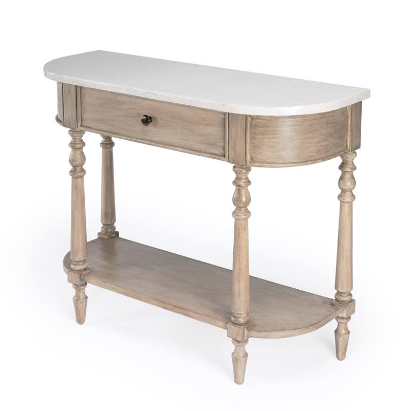 Marble Console Table in Brown A839