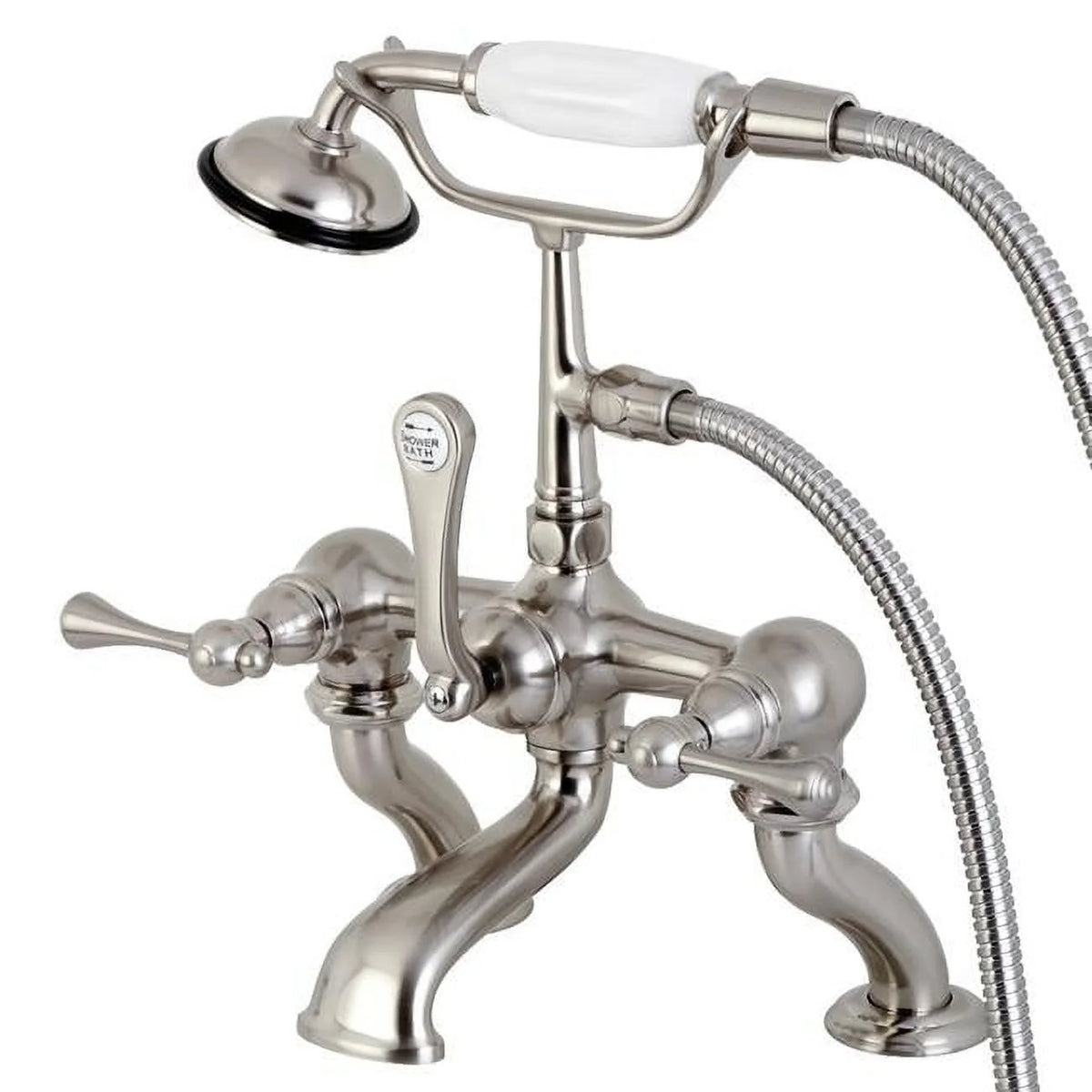 6.5 in. Clawfoot Tub Faucet with Hand Shower S566