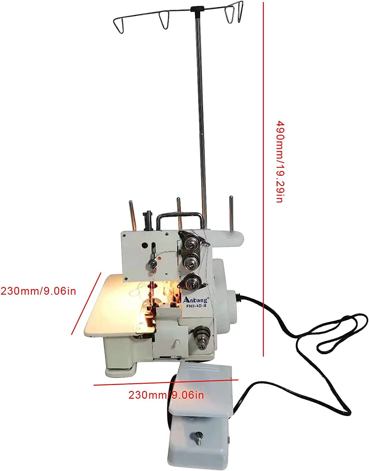 Four-Thread Overlock Serger Sewing Machine D85546