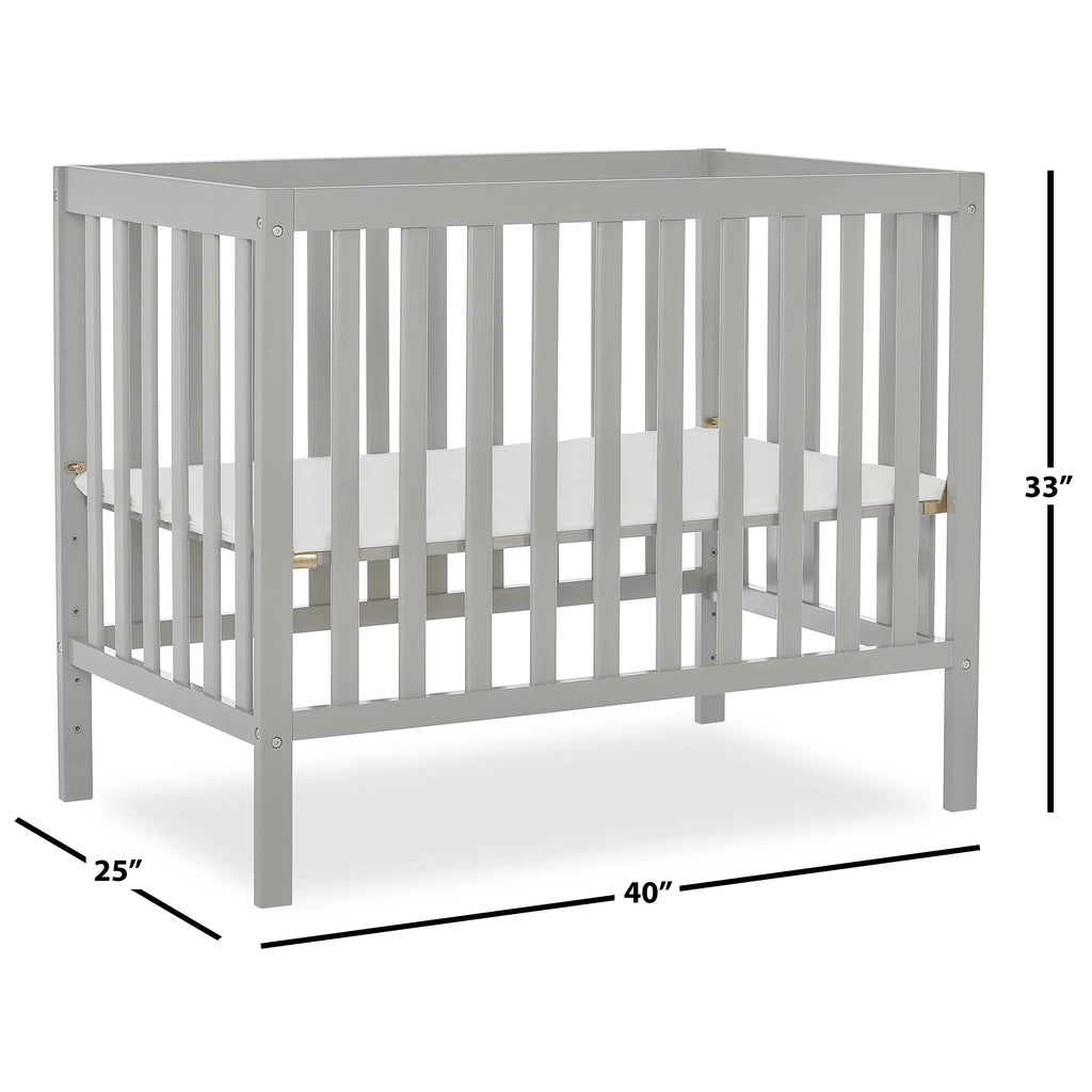 4-in-1 Convertible Mini Crib F2441