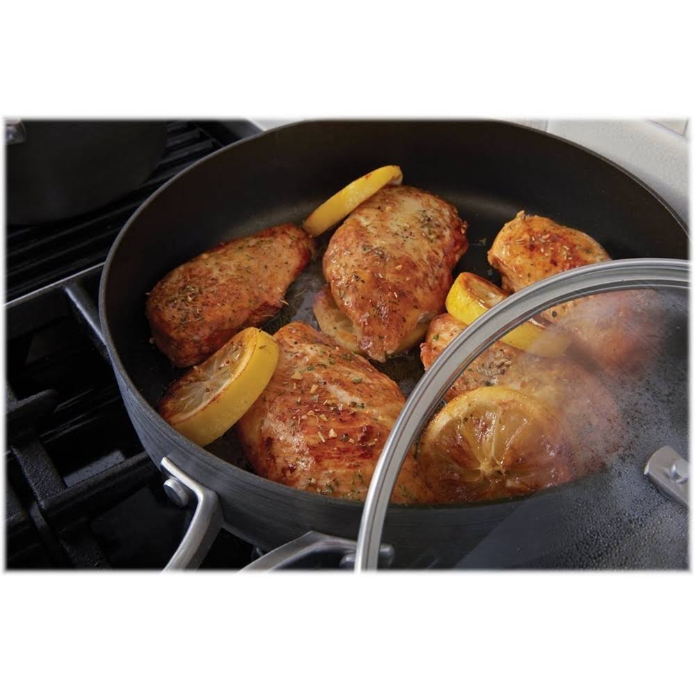 12-in. Nonstick Jumbo Fryer Pan with Cover I387