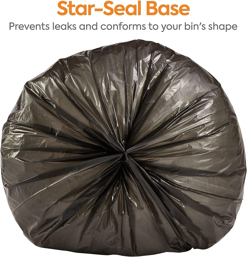 500 CT 7-10 Gal Black Trash Bags C3823