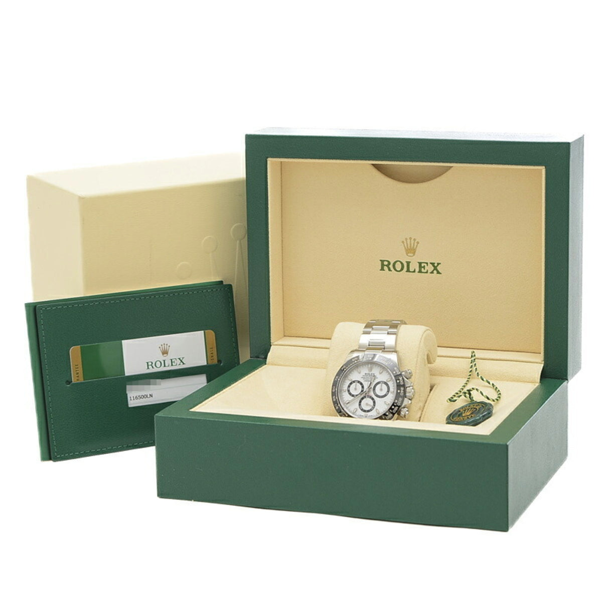 Pre-Owned Rolex Daytona Watch White Dial F111