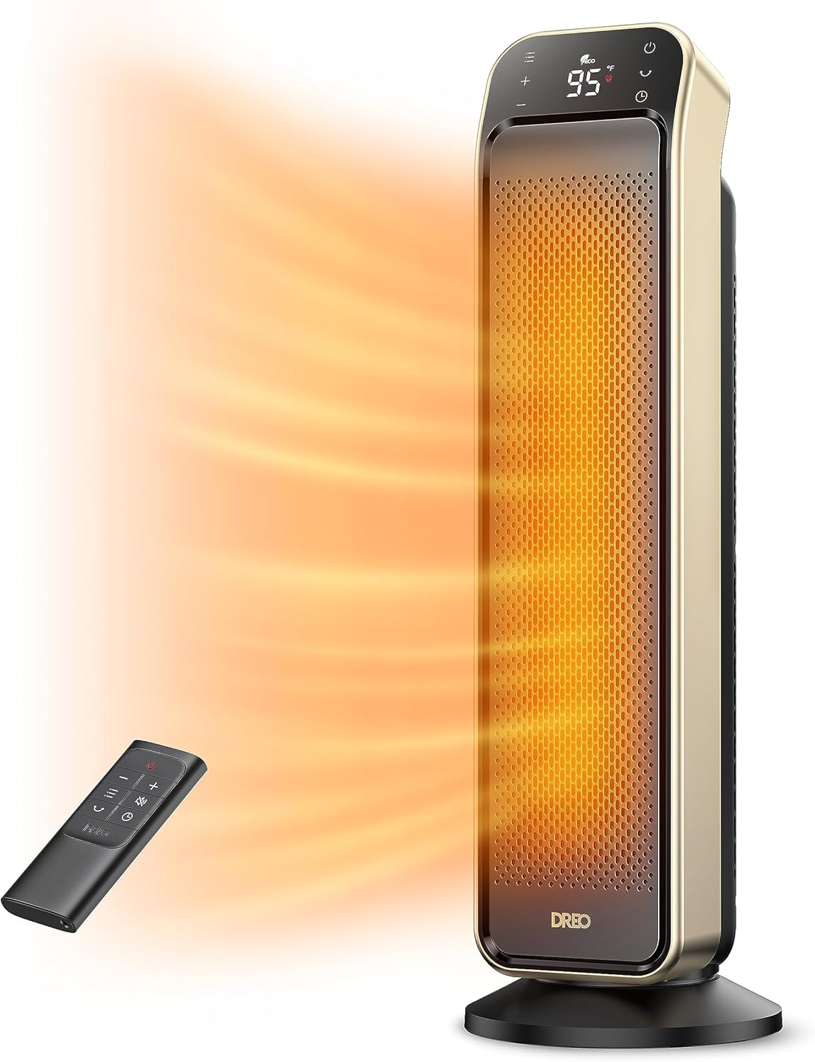 70° Oscillating 25" Portable Space Heater with Remote K88068