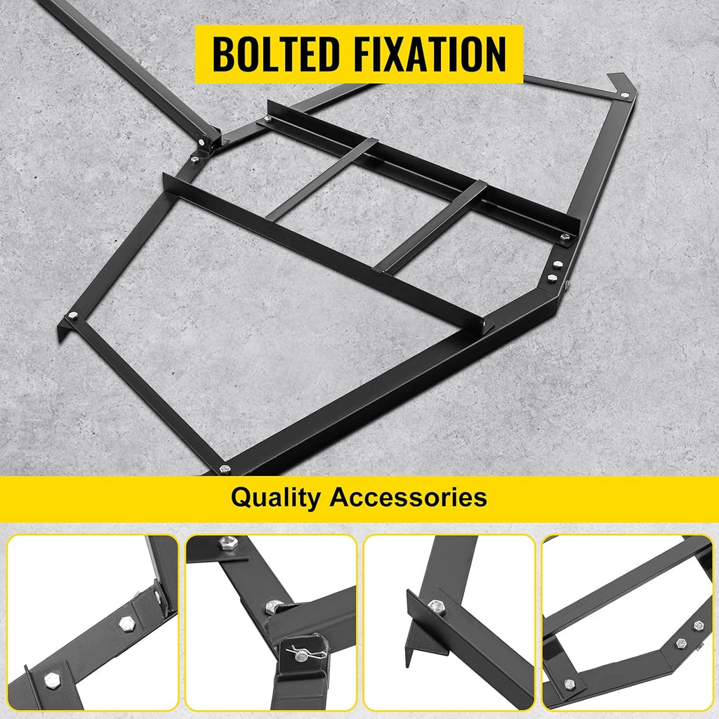 66" Width Tow Behind Steel Driveway Drag Harrow S29179