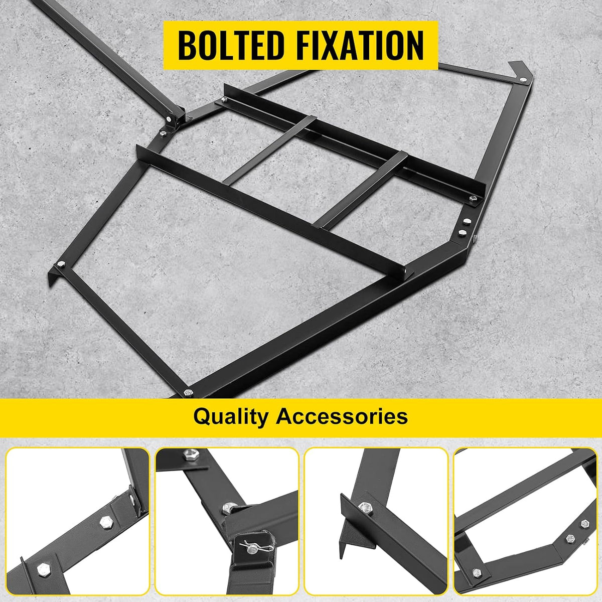 66" Width Tow Behind Steel Driveway Drag Harrow S29179