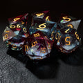 7 PCS Floating Liquid Cores Polyhedral Dice Set L48712