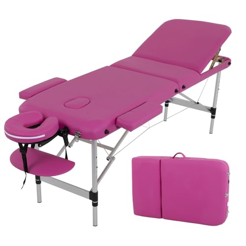 Portable 28 inch Wide Adjustable Folding Massage Table with Non-Woven Bag T339