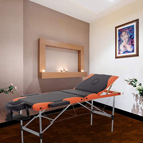 Portable 28 inch Wide Adjustable Folding Massage Table with Non-Woven Bag T339