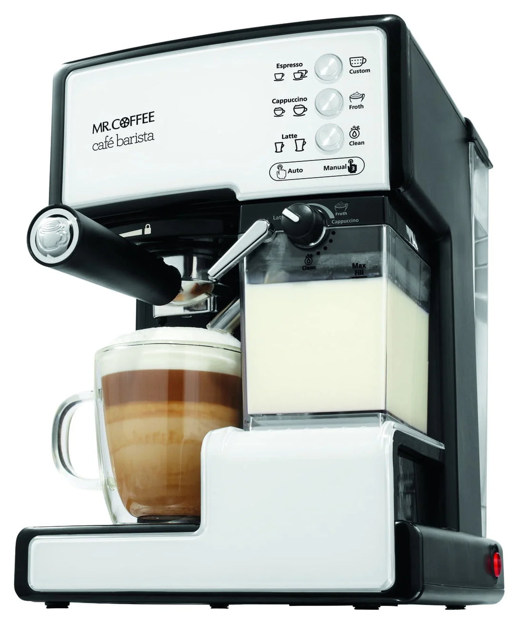Black & Silver Espresso Maker J83123