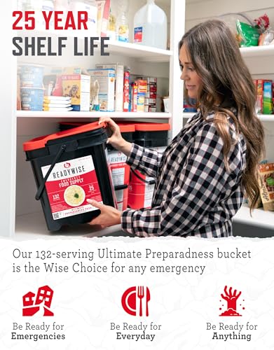 132 Servings Freeze-Dried Emergency Food Supply R266644