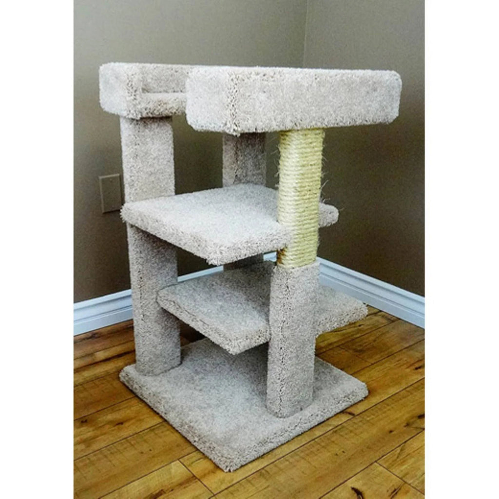 Beige 3 Level Cat Tree Q784307