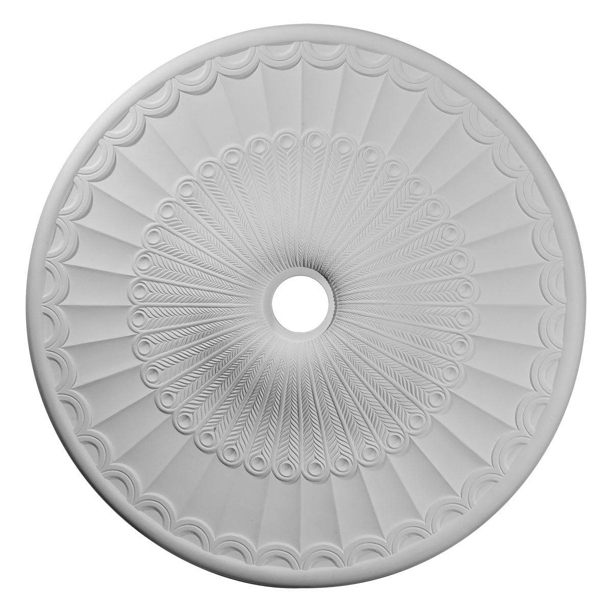 Galveston Ceiling Medallion Hand-Painted Black Pearl A780274