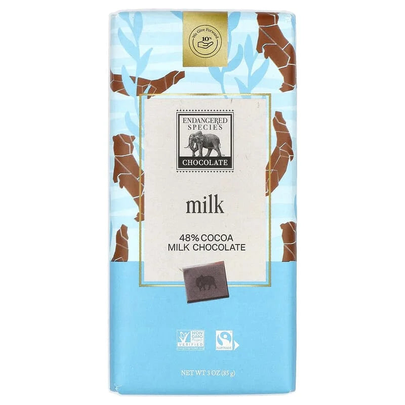 Milk Chocolate 48% Cocoa Bar 3 oz Pack of 4 U694990
