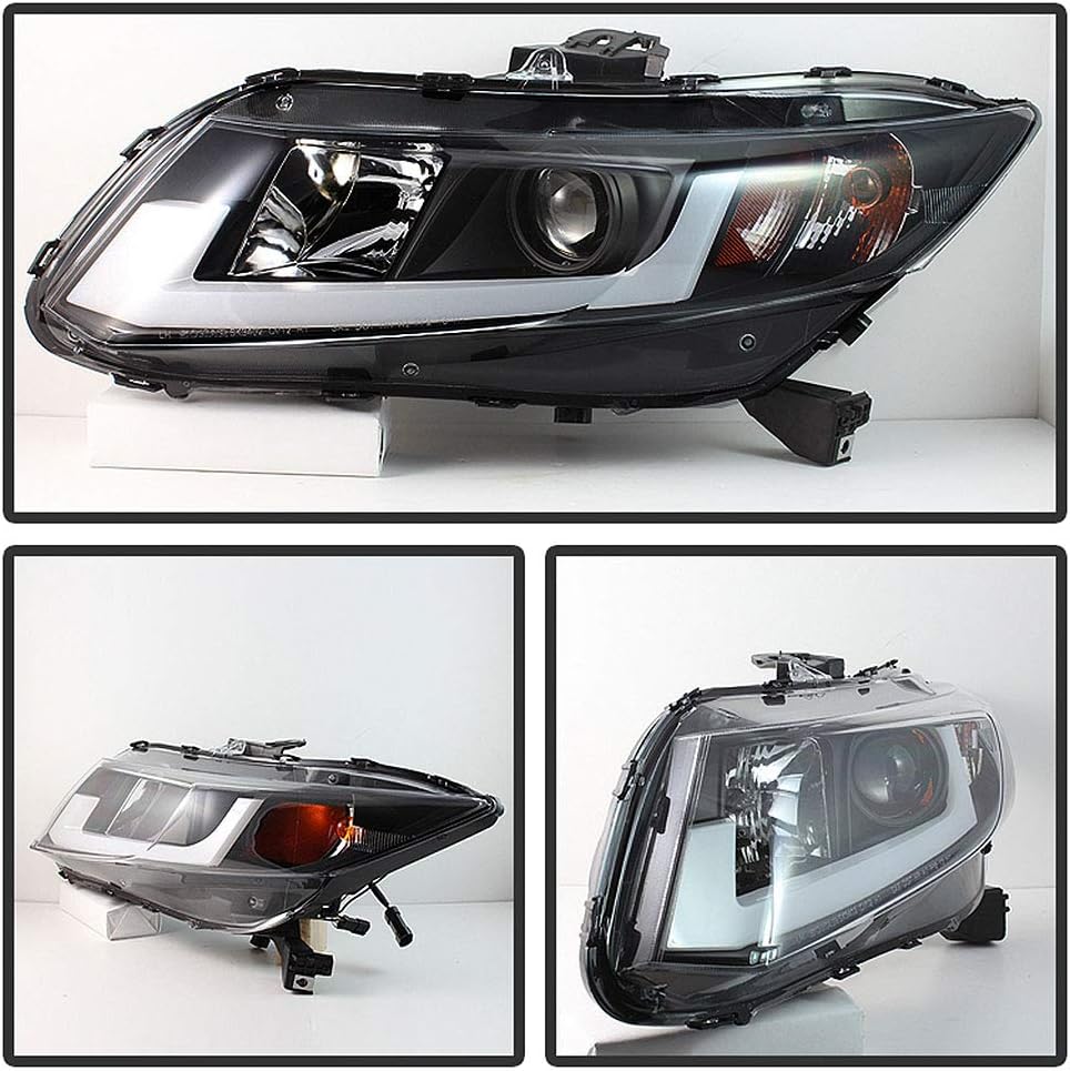 For 2012-2015 Honda Civic LED Projector Headlights N3250