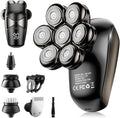 Detachable Head Electric Razor 7D Rotary Shaver Grooming Kit with Type-C Charge M384
