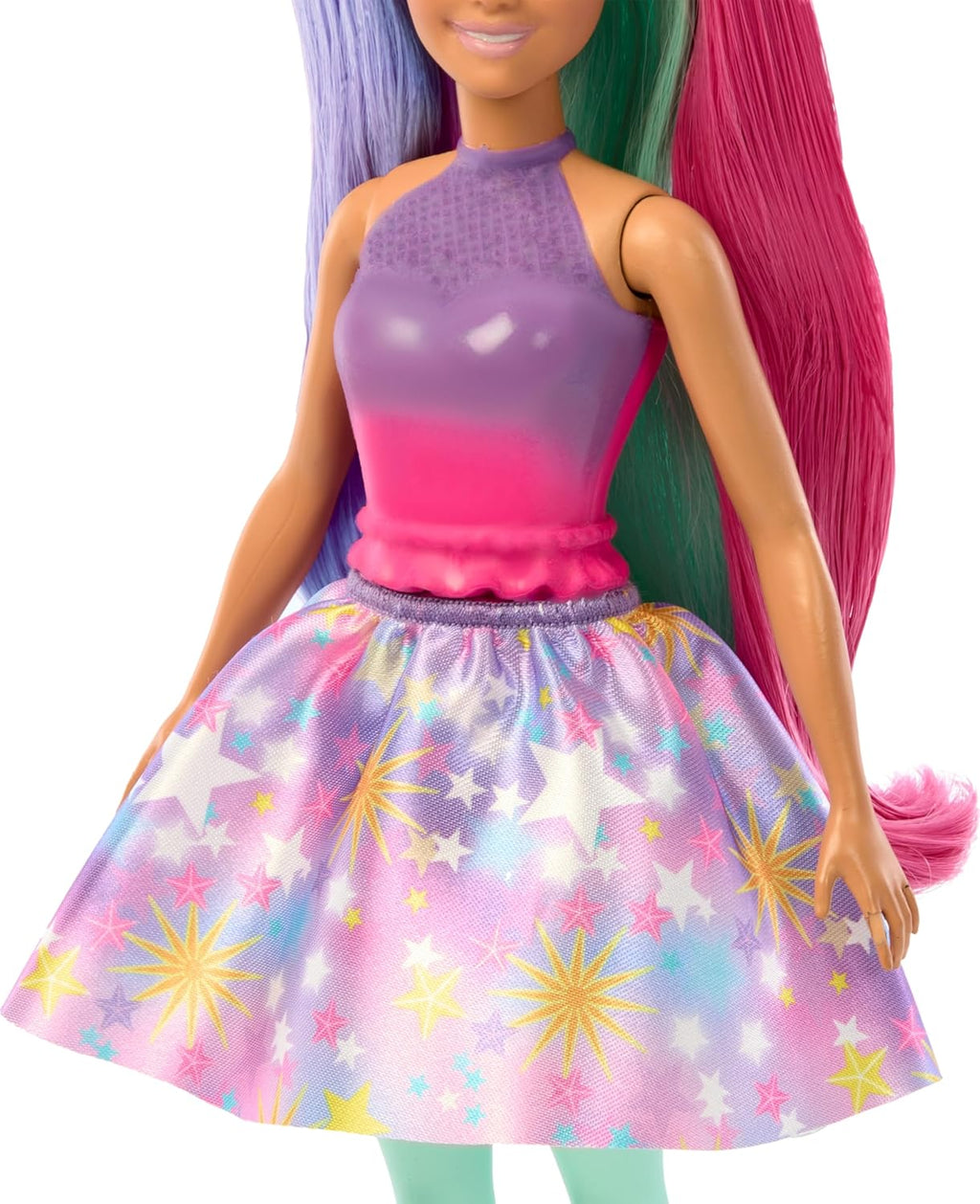 Barbie Doll & Accessories Set with Fantasy Outfit, Pet, Leash & Styling Pieces Y18198