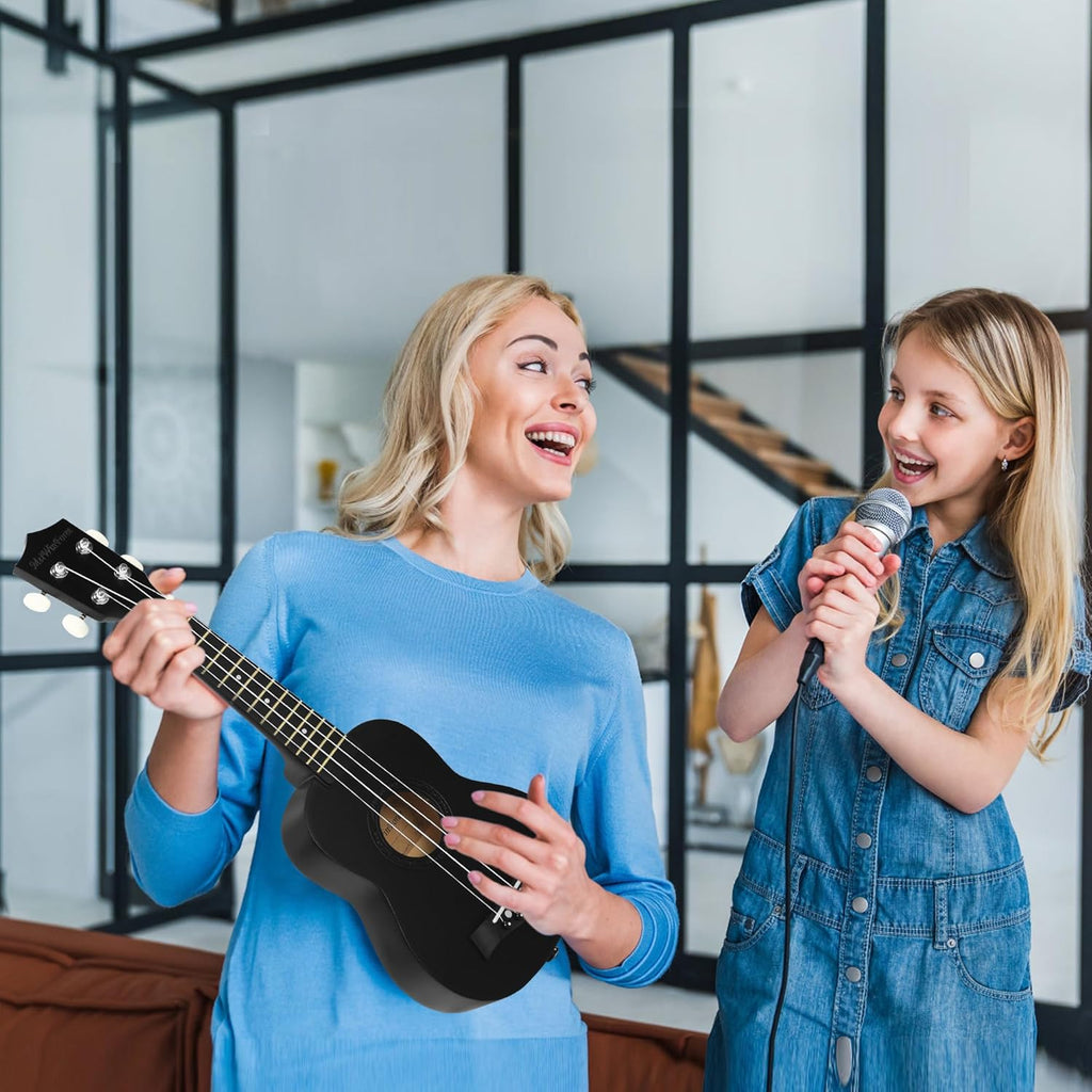 Black Soprano Ukulele 21" B4721