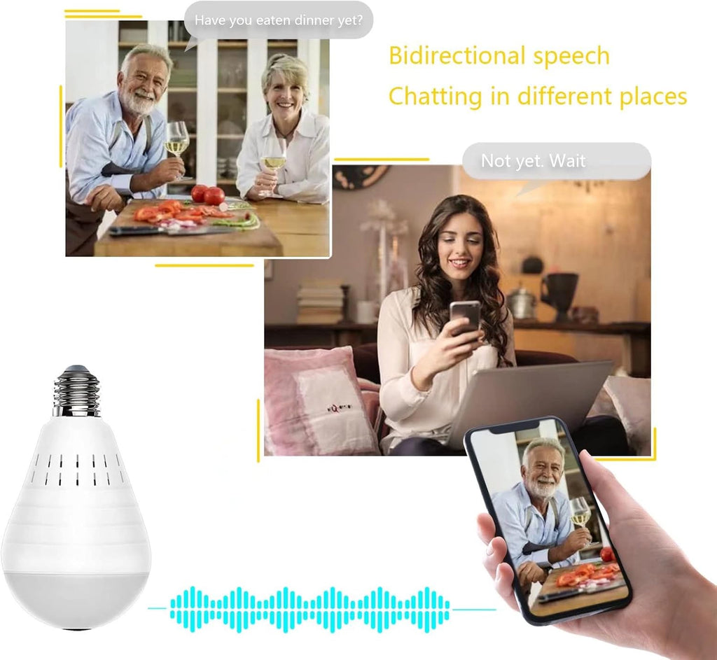 1080p 360 Degree WiFi IP Camera with Night Vision U97697