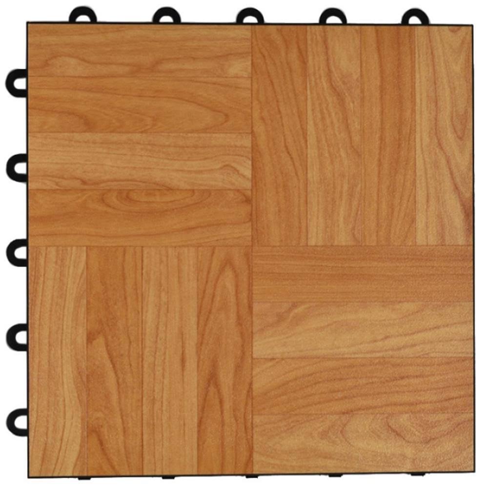 Light Oak Interlocking Vinyl Tile Portable Tap Dance Floor W689