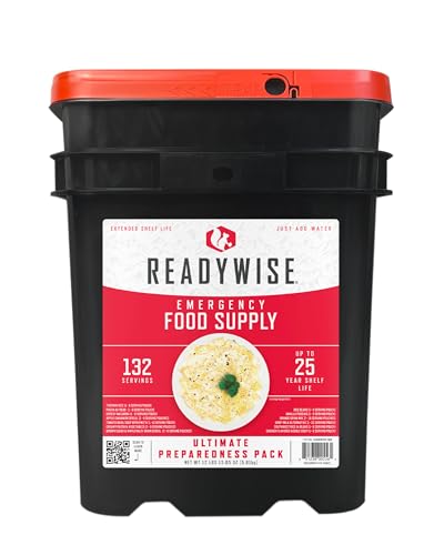 132 Servings Freeze-Dried Emergency Food Supply R266644