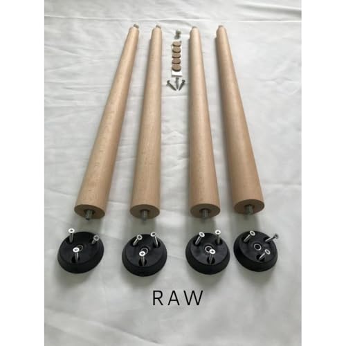 Walnut 7.9" Wooden Table Legs S198